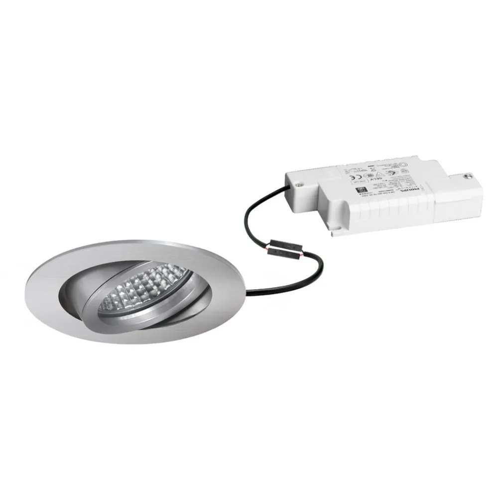 BRUMBERG Indbygningsspots > LED indbygningsspot Tirrel-R, dæmpbar, mat aluminium