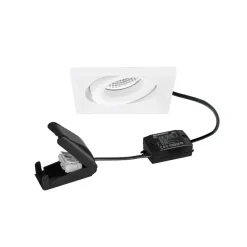 BRUMBERG Indbygningsspots > LED-spot BB37 on/off-tilslutningsdåse struktureret hvid