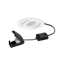 BRUMBERG Indbygningsspots > LED-spot BB33 on/off-tilslutningsdåse struktureret hvid