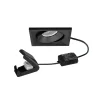 Indbygningsspots ^ BRUMBERG LED-spot BB38 on/off-tilslutningsdåse struktureret sort