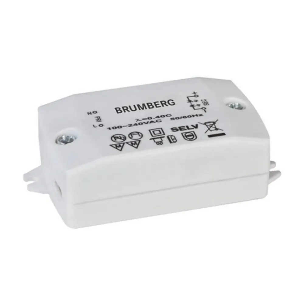BRUMBERG Driver Konstant Spænding > LED-strømfors. 24V/DC, 1-7,2 W AC 90-264V
