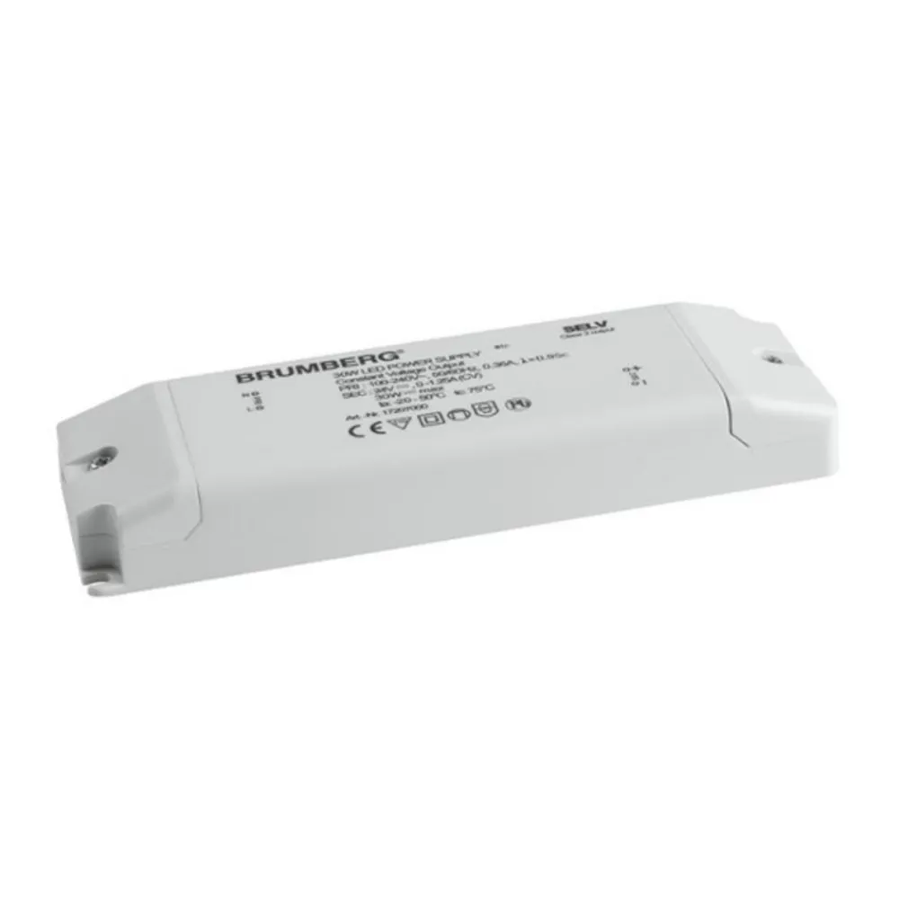 BRUMBERG Driver Konstant Spænding > LED-strømfors. 24V/DC, 1-30 W, AC 90-264V