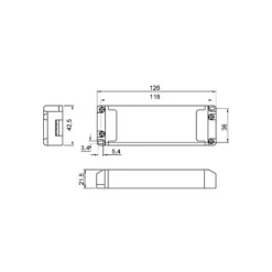 BRUMBERG Dekorationsbelysning|Led Strips > QualityFlex LED-stripsæt 5m 48W 3.100K