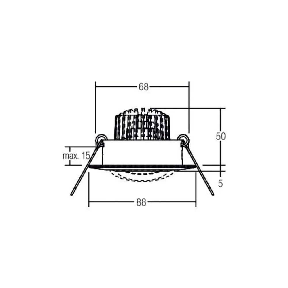 BRUMBERG Indbygningsspots > Spot BB13 dim2warm RC-dim tilslutningsboks, sort