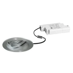 Indbygningsspots ^ BRUMBERG Tirrel dyb LED indbygningsspot RC, 830, rund, aluminium