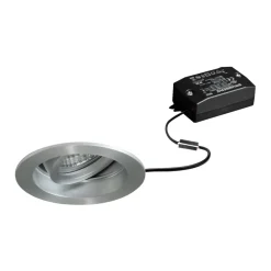 BRUMBERG Indbygningsspots > Tirrel dyb LED indbygningsspot on/off, 830, rund, aluminium