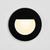 BRUMBERG Indbygningsspots > Wall Kit68 lampe flad rund sort