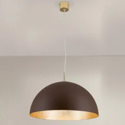 ORION Pendellamper > Brun-gylden pendellampe Nerry