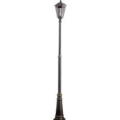 Lygtepæle ^ ORION Brun lygtepæl Fabio, m. én lyskilde 211 cm
