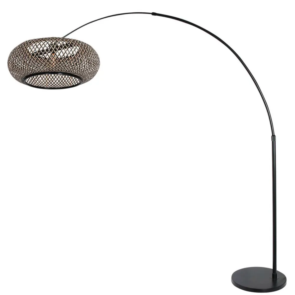 Steinhauer Gulvlamper|Gulvlamper > Bue-gulvlampe Sparkled Light sort
