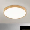 ORION Loftlamper > Bully LED-loftlampe med træ-look, Ø 28 cm