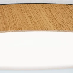 ORION Loftlamper > Bully LED-loftlampe med træ-look, Ø 28 cm