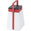 Solcellelamper ^ Les Jardins Bump 300 soldrevet lanterne, bærbar, rød