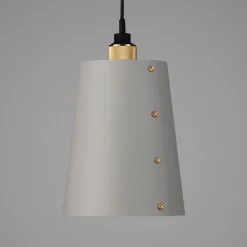 Buster + Punch Pendellamper > Hooked 1,0 large grå/messing