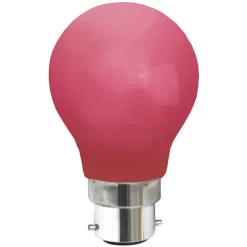 Led Pærer ^ STAR TRADING B22 0,9 W LED-pære, rød