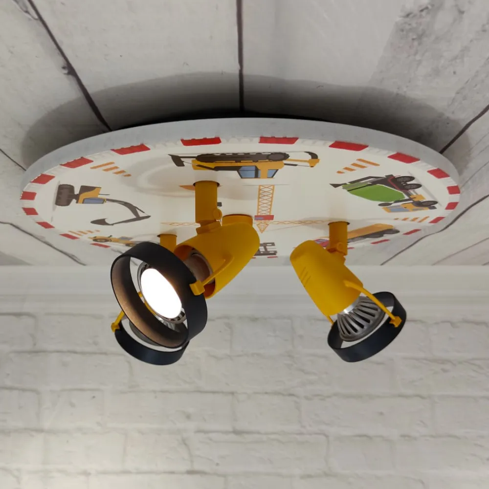 Niermann Standby Loftlamper > Byggeplads loftspot, 3 lyskilder