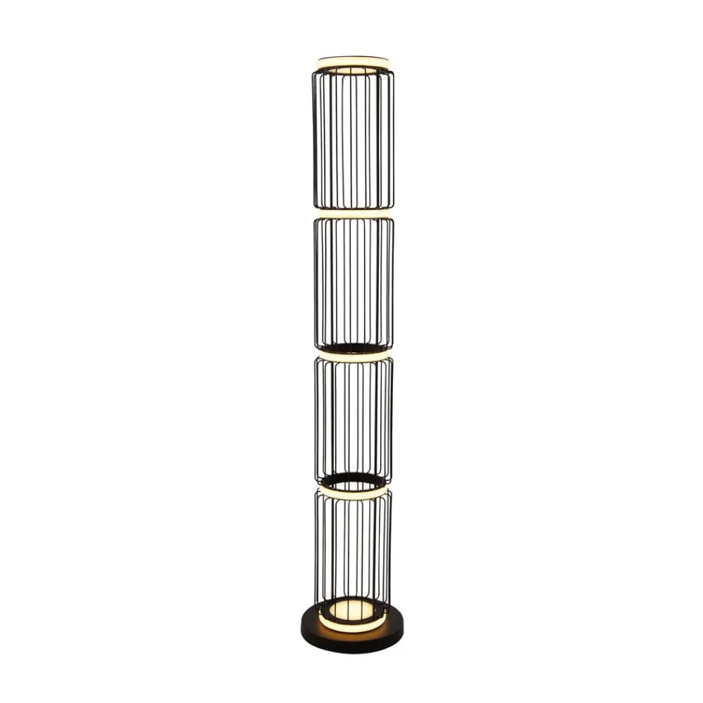 Gulvlamper ^ Searchlight Cage LED-gulvlampe i burdesign