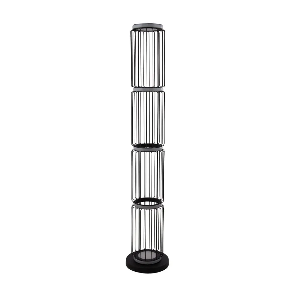 Gulvlamper ^ Searchlight Cage LED-gulvlampe i burdesign