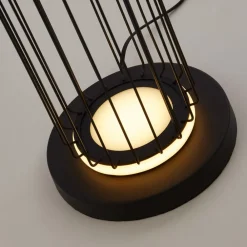 Gulvlamper ^ Searchlight Cage LED-gulvlampe i burdesign