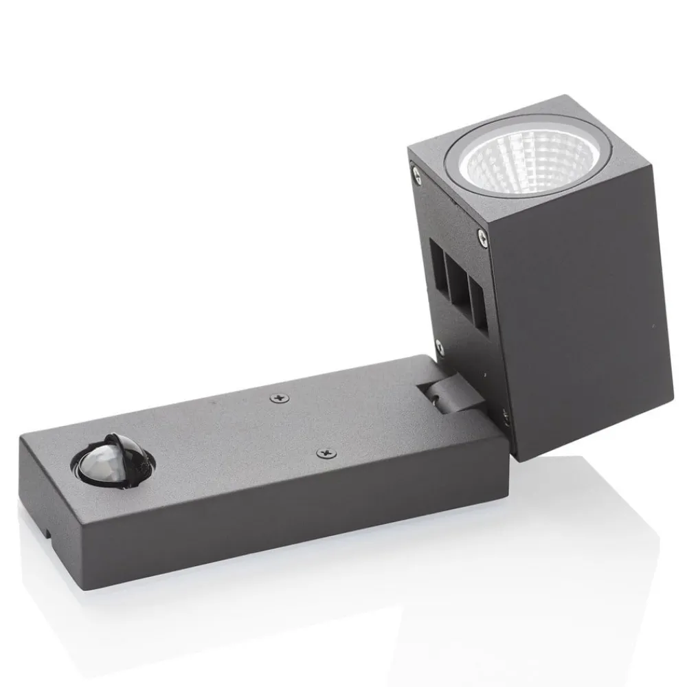 Væglampe Med Sensor ^ ACB ILUMINACIÓN Cala - Udendørs LED-spot med bevægelsessensor