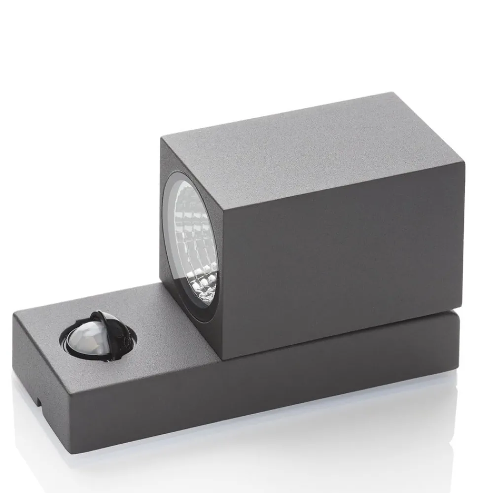 Væglampe Med Sensor ^ ACB ILUMINACIÓN Cala - Udendørs LED-spot med bevægelsessensor