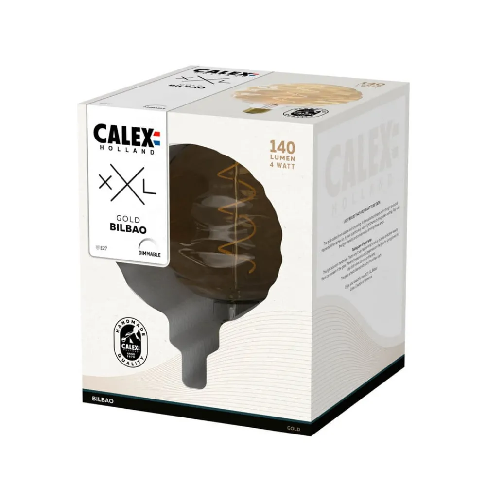 Calex Dæmpbar Led-Pære|Filament Pære > Bilbao LED-pære E27 4 W dim 1.800 K guld