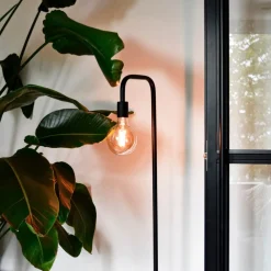 Dæmpbar Led-Pære|Filament Pære ^ Calex E27 G125 4,5 W LED-filament guld 821, dæmpes