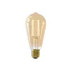Calex Dæmpbar Led-Pære|Filament Pære > E27 ST64 3,5 W LED-filament guld 821, dæmpes
