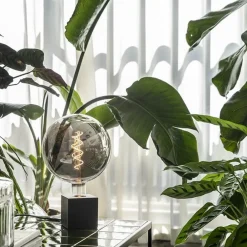 Calex Dæmpbar Led-Pære|Filament Pære > Kalmar LED-pære E27 5W G200 1800 K dim titan