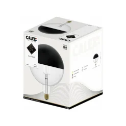 Calex Dæmpbar Led-Pære > Kalmar Top topforspejlet E27 6 W sort Ø20cm