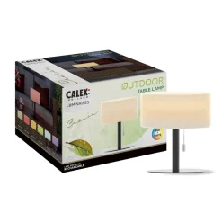 Calex Dekorationsbelysning > LED-bordlampe, IP44, trækafbryder
