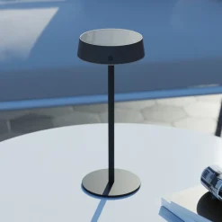 Calex Dekorationsbelysning|Solcellelamper > LED-bordlampe Parma, dæmpbar, sort