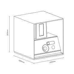 Væglampe Med Sensor|Væglamper ^ Calex LED genopladelig sensor udendørs væglampe, op/ned, sort