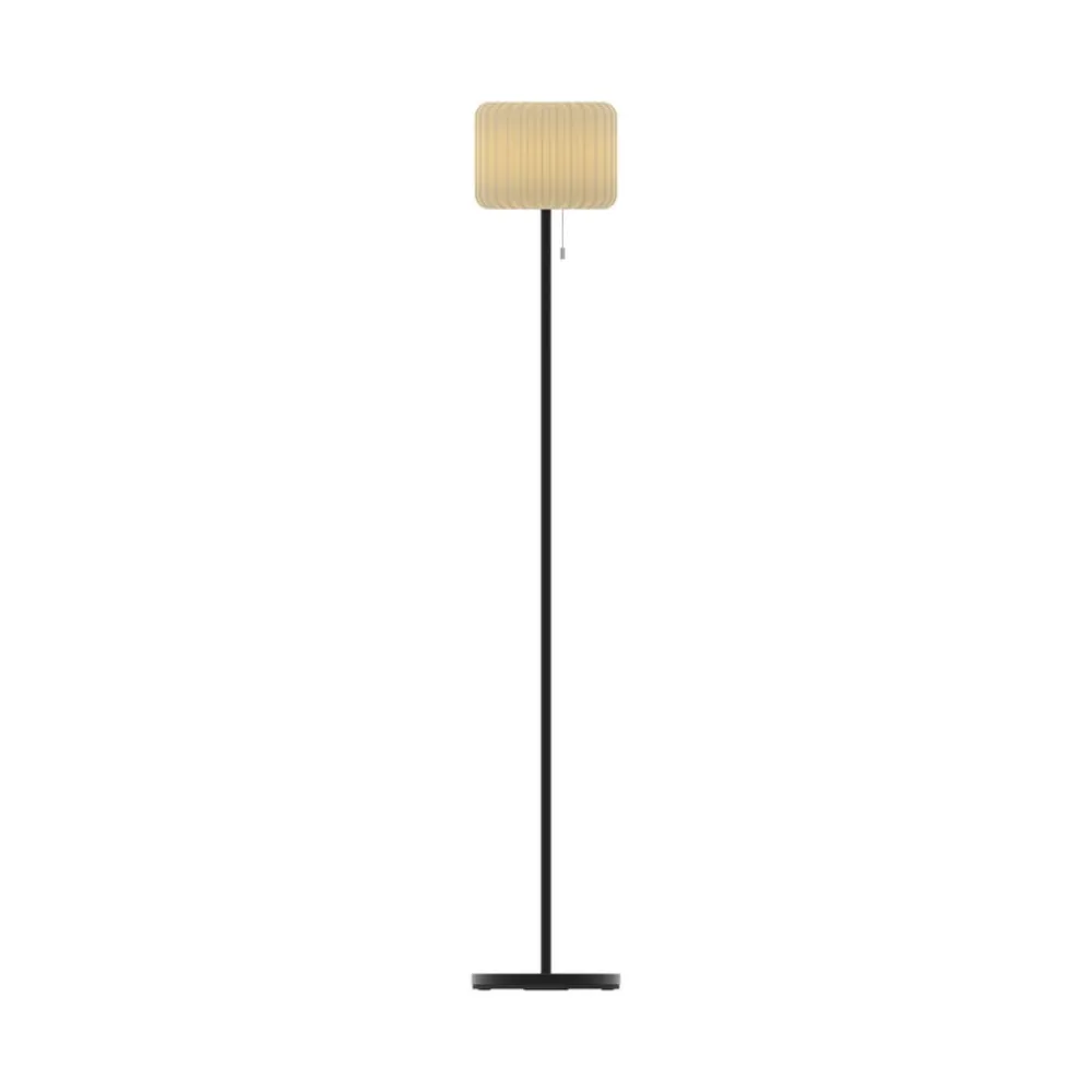 Solcellelamper ^ Calex LED-solcellegulvlampe, IP44, trækafbryder