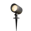 Calex Udendørs Spot > LED udendørs spotlight, jordspyd, stik, sort, 2.700 K