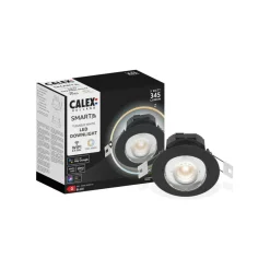 Calex Indbygningsspots > Smart downlight Forsænket loftlampe, sort