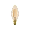 Calex Dæmpbar Led-Pære|Filament Pære > Smart E14 B35 stearinlys 4,9W 1800-3000K dæmpbar guld