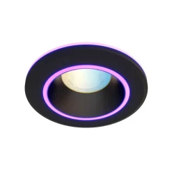 Calex Loftlamper|Indbygningsspots > Smart Halo downlight CCT RGB sort