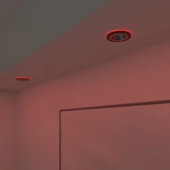 Calex Loftlamper|Indbygningsspots > Smart Halo downlight CCT RGB sort