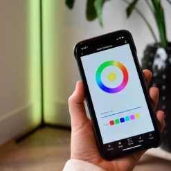 Calex Dekorationsbelysning > Smart LED-gulvlampe med fjernbetjening RGBW