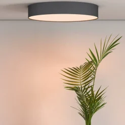 Calex Arbejdsrum/Kontor|Loftlamper > Smart LED-loftlampe Fabric, Ø 30 cm, RGBW, dæmpbar