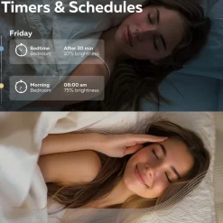 Calex Dæmpbar Led-Pære|Smarte Lyskilder > Smart LED-pære E27 A60 9,4W CCT RGB sæt med 2 stk
