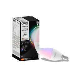 Calex Dæmpbar Led-Pære|Smarte Lyskilder > Smart LED stearinlys E14 B35 4,9W CCT RGB