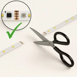 Calex Dekorationsbelysning|Led Strips > Smart LED-strip, længde 20 m, RGB, CCT fjernbetjening
