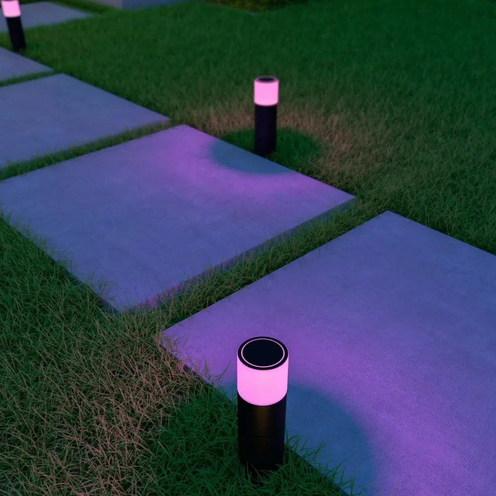 Calex Gadebelysning > Smart Outdoor Gardenpost RGBW sokkellampe