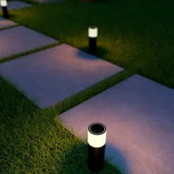 Calex Gadebelysning > Smart Outdoor Gardenpost RGBW sokkellampe