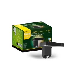 Calex Solcelle Lampe Med Sensor|Væglampe Med Sensor > Smart Outdoor solcellelampe til vægmontering, sensor, RGBW