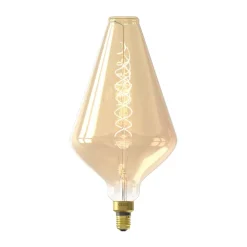 Dæmpbar Led-Pære|Filament Pære ^ Calex Vienna LED-pære E27 6 W dim 2.200 K guld
