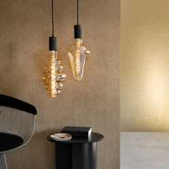 Dæmpbar Led-Pære|Filament Pære ^ Calex Vienna LED-pære E27 6 W dim 2.200 K guld