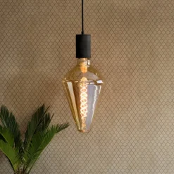 Dæmpbar Led-Pære|Filament Pære ^ Calex Vienna LED-pære E27 6 W dim 2.200 K guld